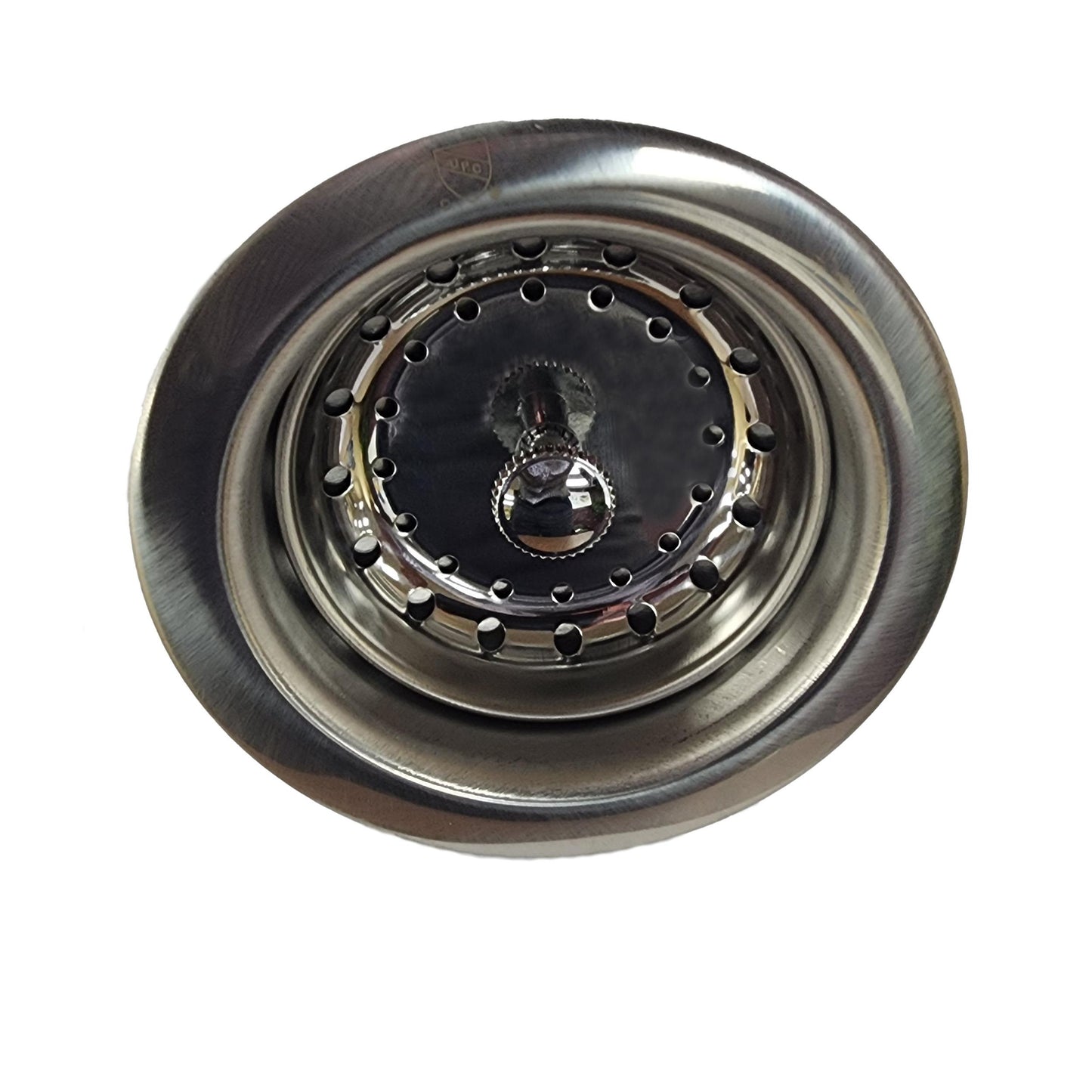 Encore 3.5" Stainless Steel Basket Drain with 1.5" Outlet and Brass Tailpiece