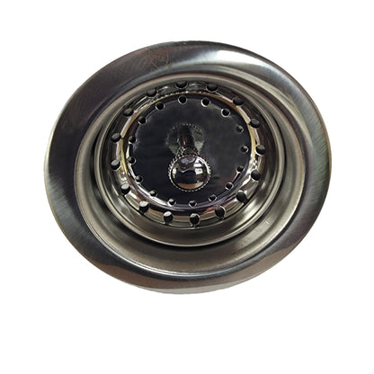 Encore 3.5" Stainless Steel Basket Drain with 1.5" Outlet and Brass Tailpiece