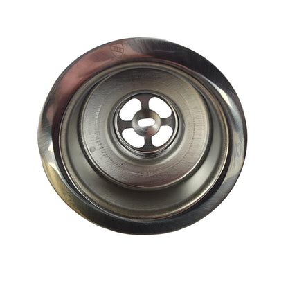 Encore 3.5" Stainless Steel Basket Drain with 1.5" Outlet and Brass Tailpiece