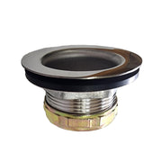 Encore 1.875" Stainless Steel Duo Mini Basket Drain With Satin Finish And 1.5" Outlet