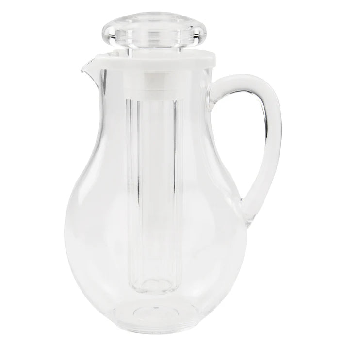 WINCO 64 oz Water Pitcher with Ice Tube Core