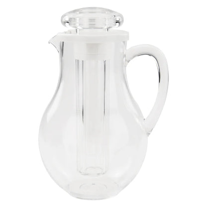 WINCO 64 oz Water Pitcher with Ice Tube Core