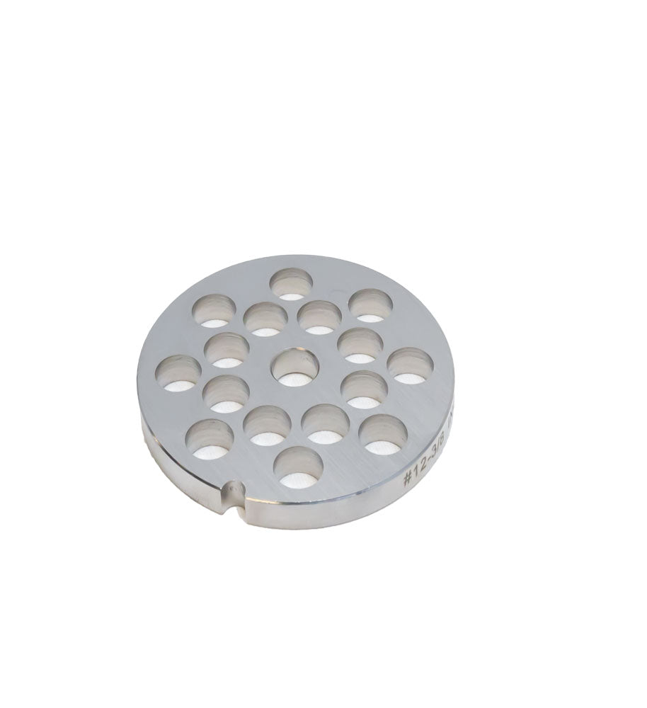 Plaque Omcan style européen n° 12 en acier inoxydable, sans moyeu – une encoche/ronde