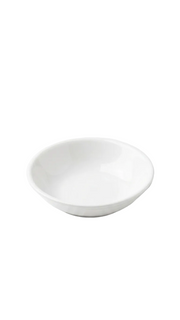 Melamine 3.5" Shiny White Sauce Dish