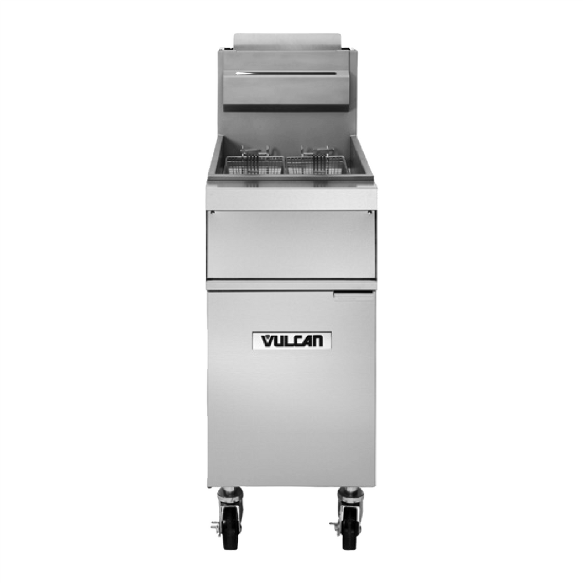 Friteuse à gaz autoportante série Gr Vulcan 50 lb (Propane)
