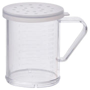 Winco 10 Oz Dredge With Color Snap-On Lid