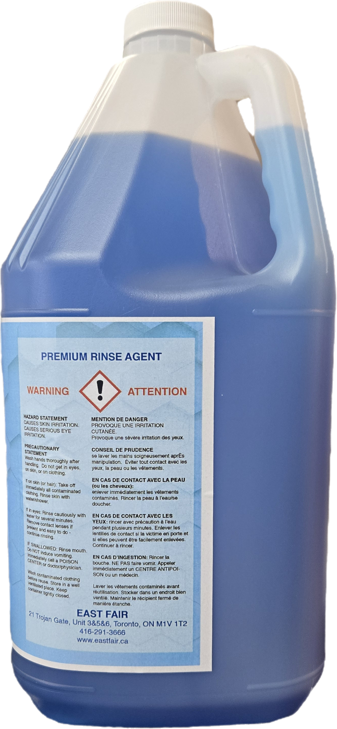 Eastfair Rinse Agent for High & Low Temp. Washing Machines