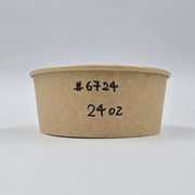 Bol en carton kraft 24 oz (sans couvercle)
