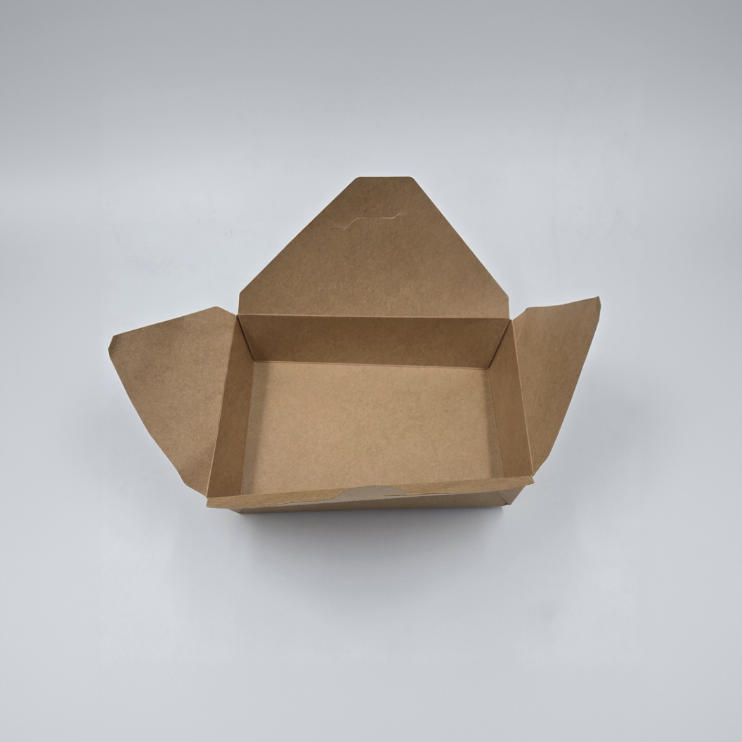 Conteneur alimentaire Kraft à emporter 200 unités/paquet