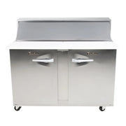 Table de préparation de sandwiches réfrigérée Traulsen 122 cm (Portes : gauche/droite)
