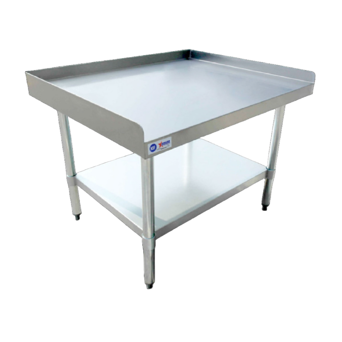 Omcan S/S Equipment Stand W/Galvanized Undershelf & Legs