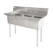 Omcan Triple Sink