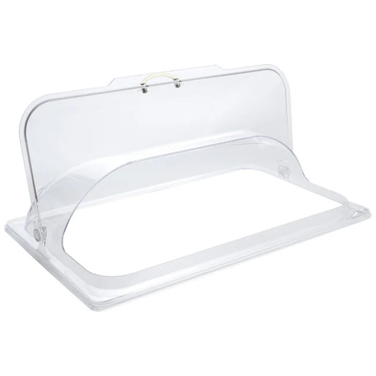 WINCO Dome Cover, Full-Size, Flip Opening, Polycarbonate