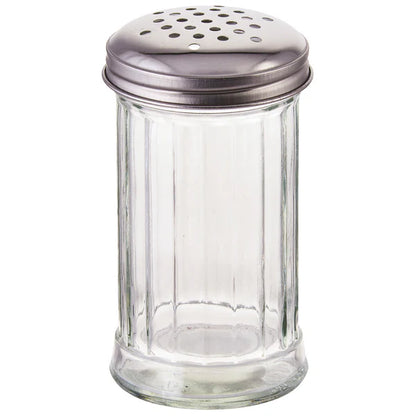Glass Paneled Shakers With Mushroom Tops