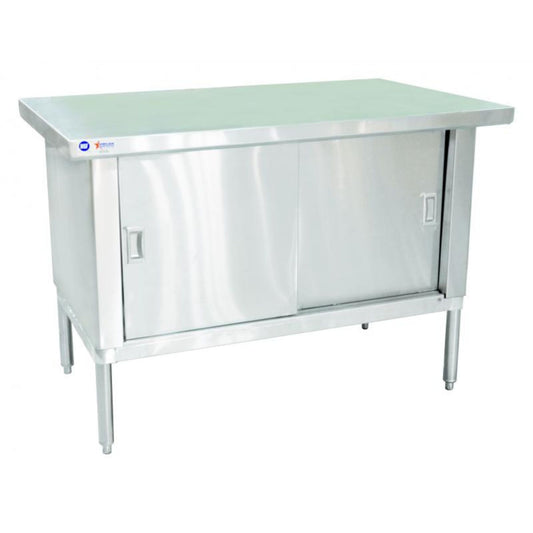 OMCAN S/S KNOCK-DOWN WORKTABLE W/CABINET