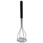 Winco 带塑料手柄压土豆泥器 - 4 英寸圆形