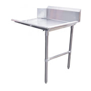 Table de nettoyage pour lave-vaisselle Omcan (à droite)