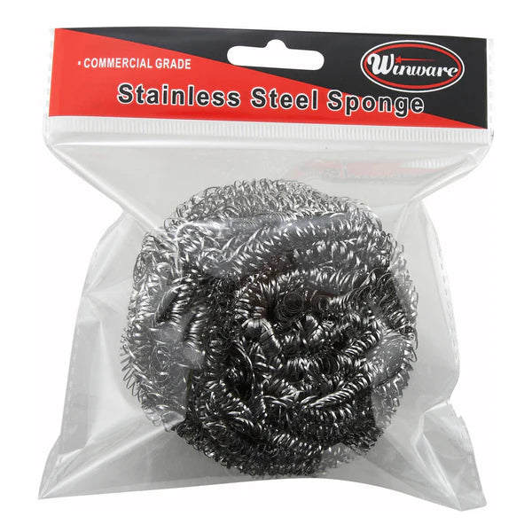 Winco Stainless Steel Scrubbing Sponge