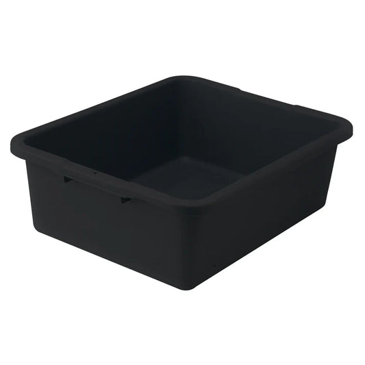 WINCO Heavyweight Polypropylene Dish Box, 7" Depth