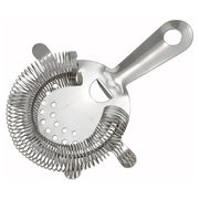 Winco Bar Strainer, 4 Prongs, Stainless Steel