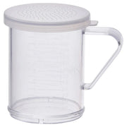 Winco 10 Oz Dredge With Color Snap-On Lid