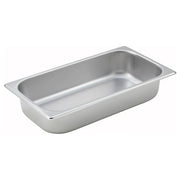 Winco Straight-Sided Steam Pan, 25 Gauge Stainless Steel