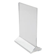 Winco Double-Sided Clear Acrylic Menu Stand