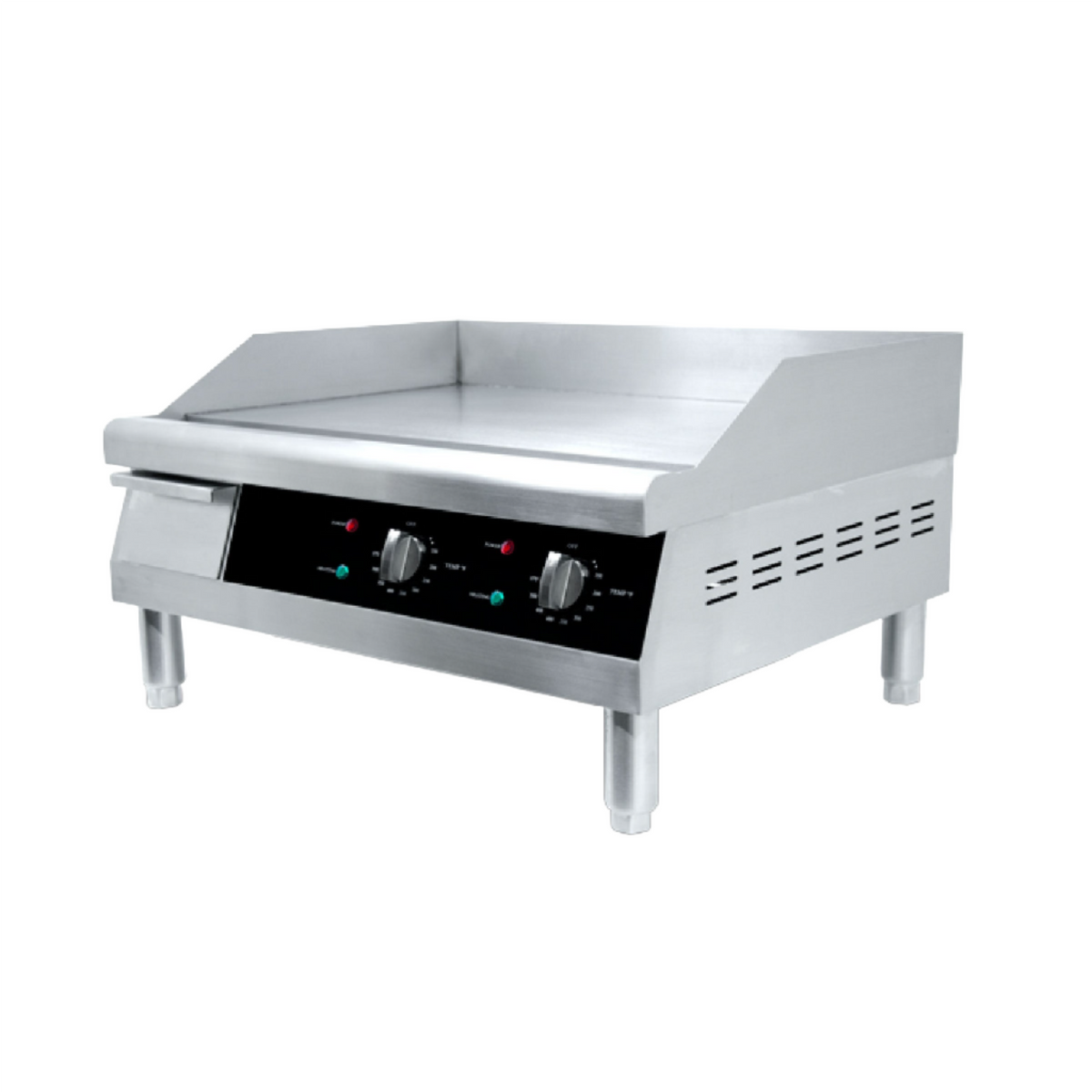 Omcan 24'' Countertop S/S Electric Griddle