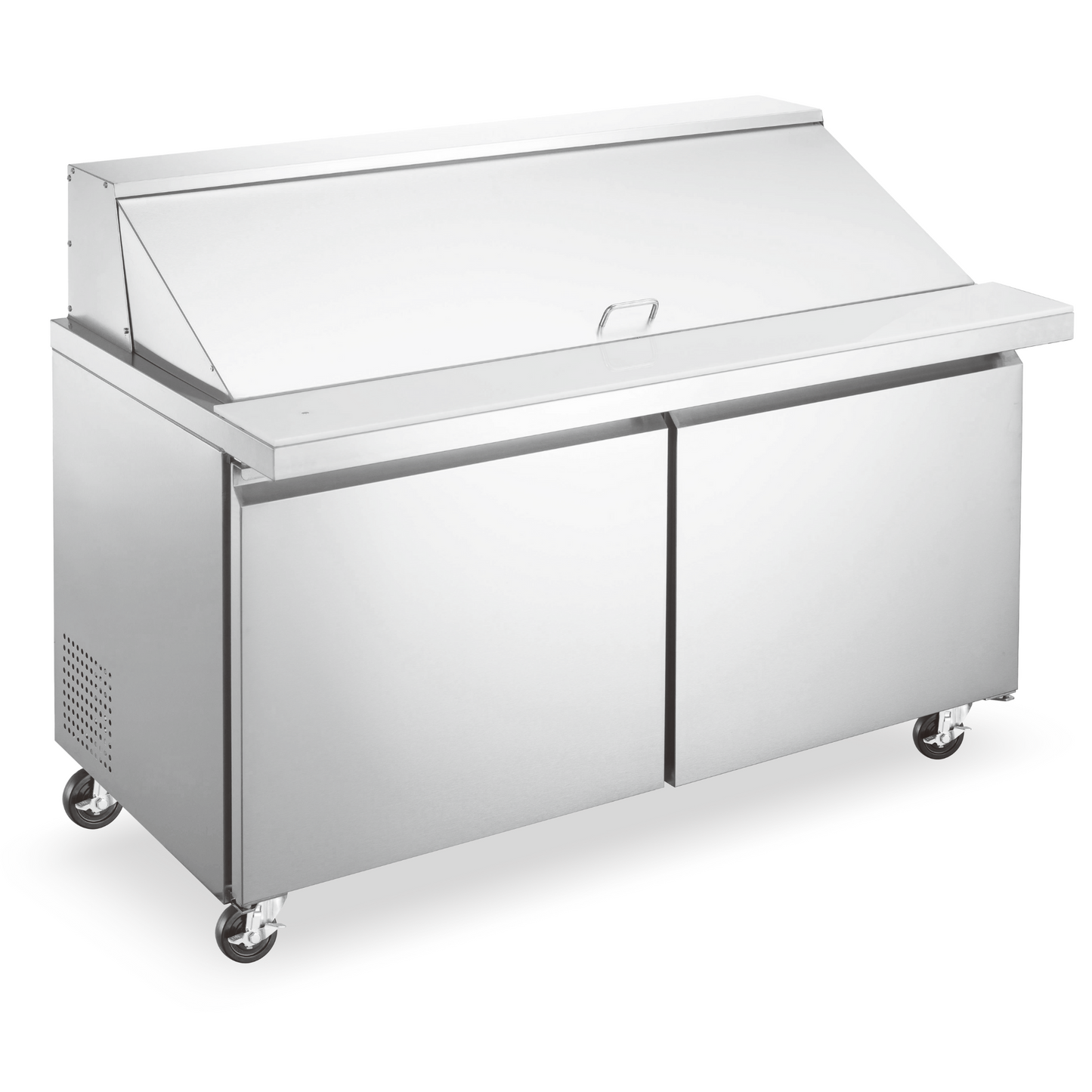 OMCAN 60'' REFRIGERATED PREP TABLE, 2 DOORS, 15 CU. FT.