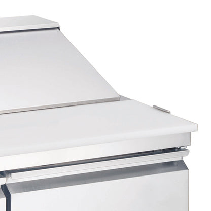 OMCAN 60'' REFRIGERATED PREP TABLE, 2 DOORS, 15 CU. FT.