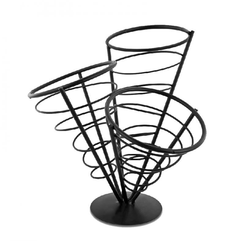 OMCAN 3 Cones French Fry Holder