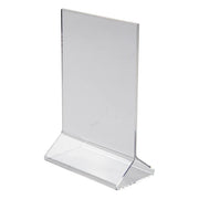 Winco Double-Sided Clear Acrylic Menu Stand