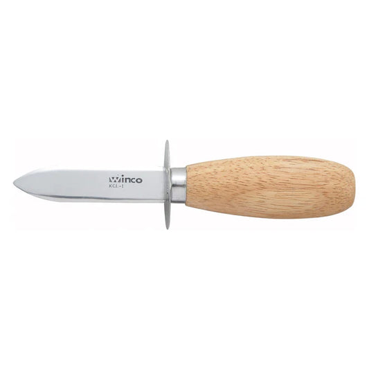 WINCO Oyster/Clam Knife, Wooden Handle