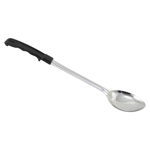 WINCO Prime Basting Spoon with Stop-Hook ABS Handle - Solid, 15"
