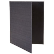 Winco Two-View Menu Cover - Black, 8-1/2" X 11"