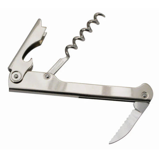 WINCO Waiter's Cork Screw, Economy - Stainless Steel