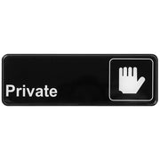 Winco Information Signs, 9”W X 3”H