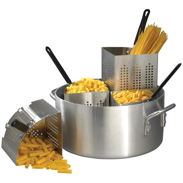 WINCO 20 Quart Pasta Cooker Set