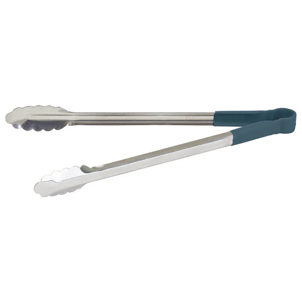 WINCO Heat Resistant Heavy-Duty Utility Tongs with Polypropylene Handle
