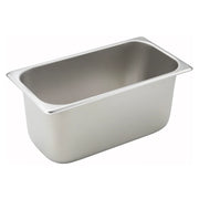 Winco Straight-Sided Steam Pan, 25 Gauge Stainless Steel