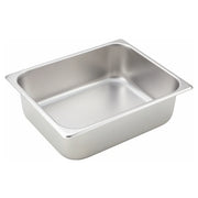 Winco Straight-Sided Steam Pan, 25 Gauge Stainless Steel