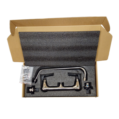 WALL MOUNT FAUCET WITH 12＂ SPOUT