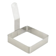 Winco Cercle à œufs carré en acier inoxydable de 10,2 cm