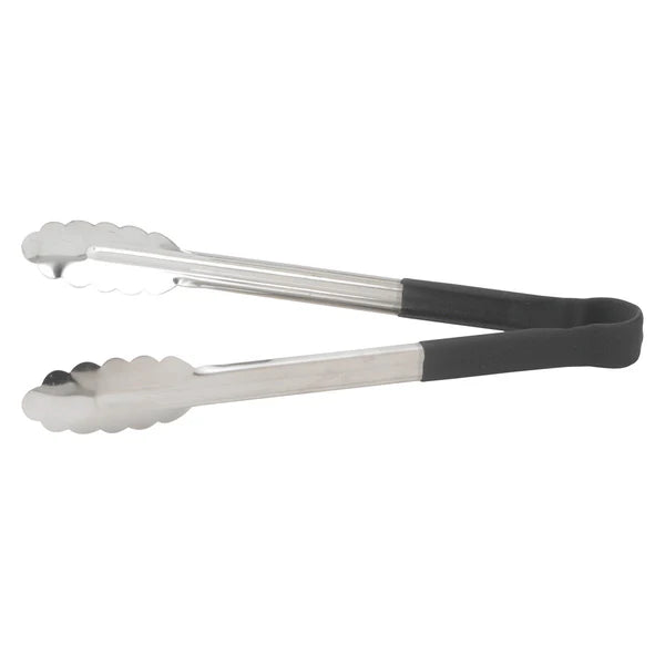 WINCO Heat Resistant Heavy-Duty Utility Tongs with Polypropylene Handle