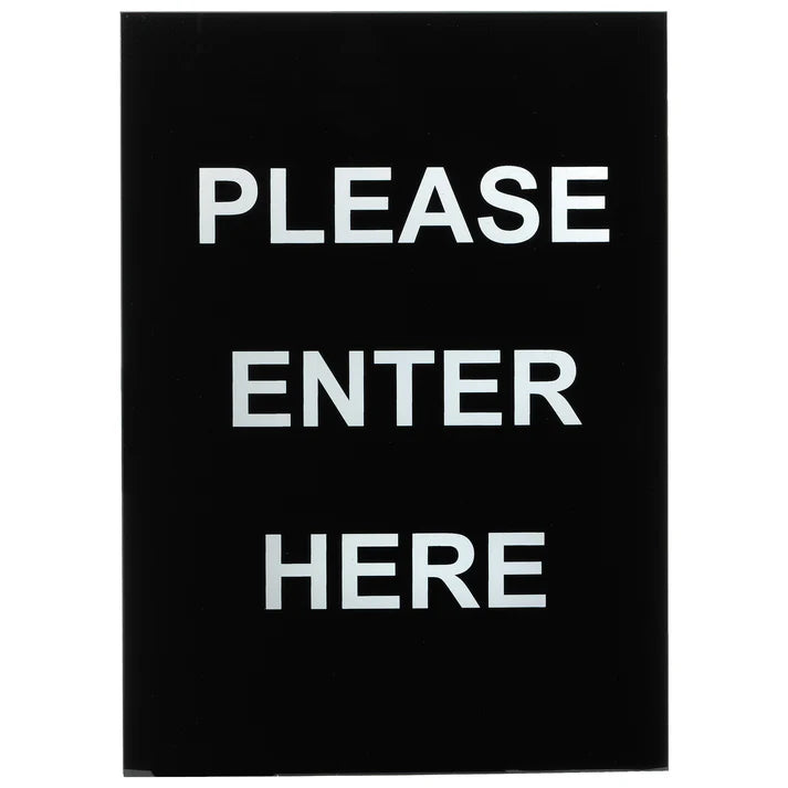 Winco Stanchion Frame Sign