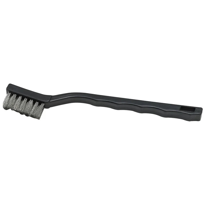 Brosse utilitaire mini Winco 7 po avec soies en acier inoxydable