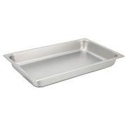 Winco Straight-Sided Steam Pan, 25 Gauge Stainless Steel