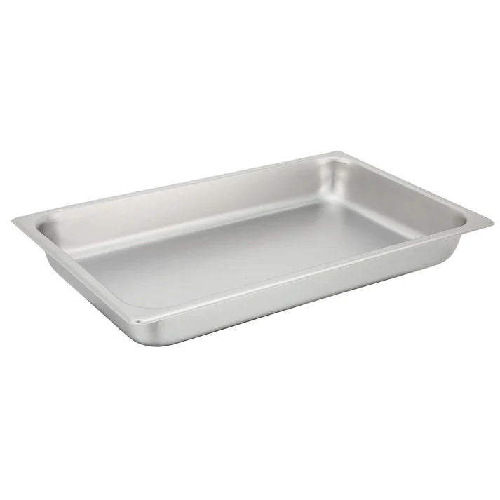 Winco Straight-Sided Steam Pan, 25 Gauge Stainless Steel