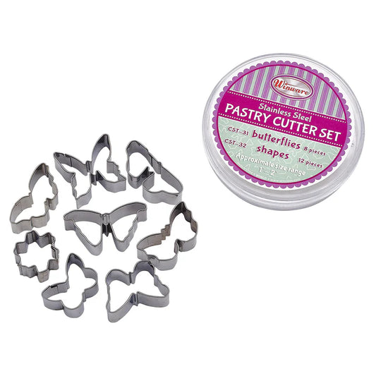 Cookie Cutter Set, 8 Pieces, Stainless Steel