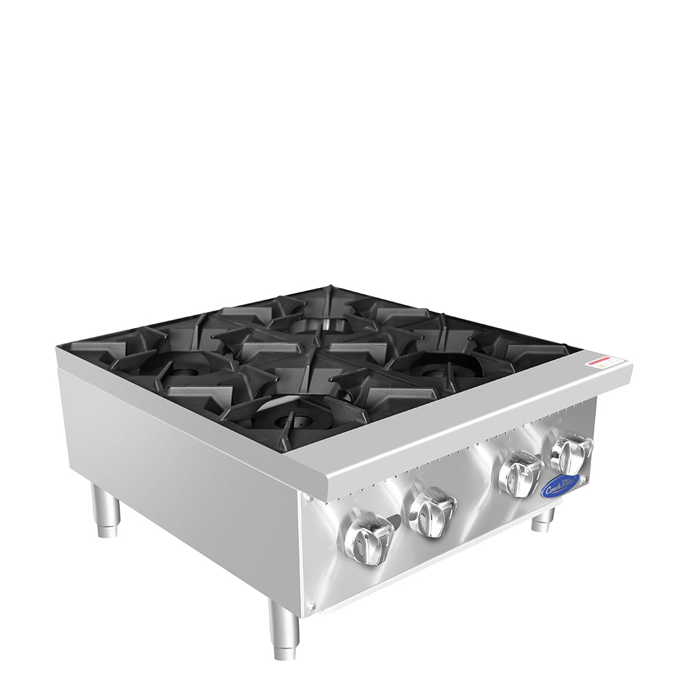 ATOSA COOKRITE 24'' FOUR(4) BURNER HOT PLATE W/ TOTAL 128,000 BTU